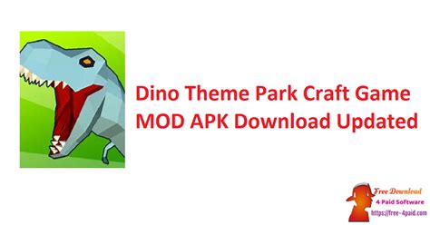 Dino Theme Park Craft V1.4 MOD APK